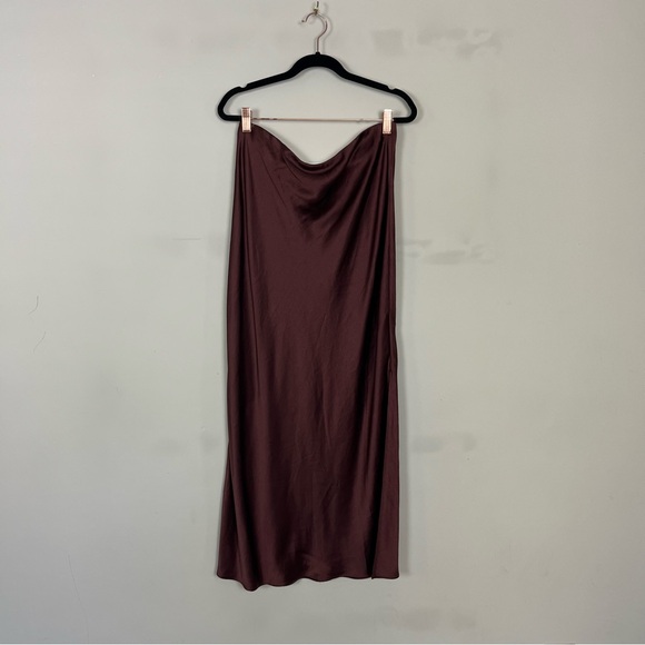 NWT MADEWELL SILKY MAXI SLIP SKIRT SIZE 8 - Picture 9 of 13